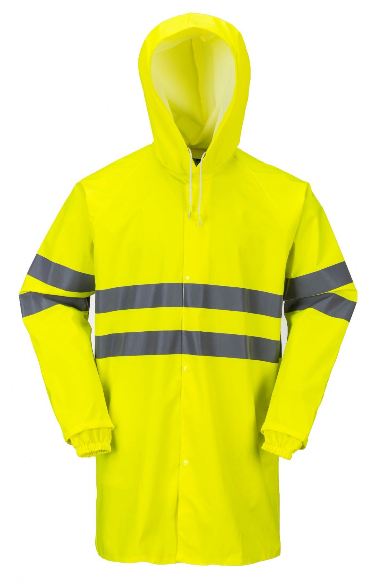 PVCPolyesterRainGearHoodwithHighVisibleReflectiveSafetyRain